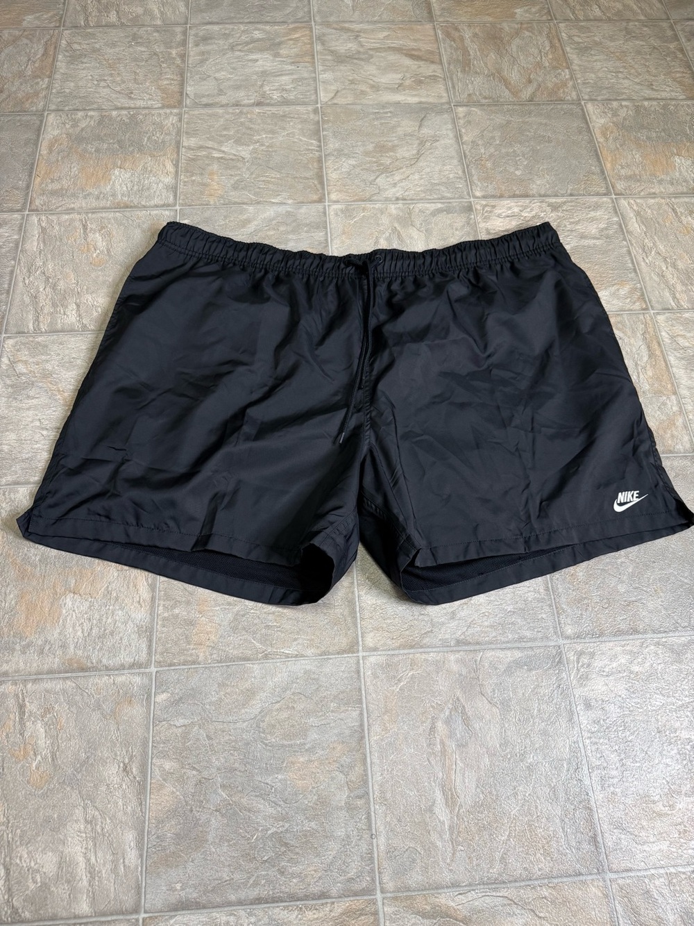 Nike Air Standard Fit Woven Shorts Mens Size 4XL Black FN3307-010 Above Knee Len